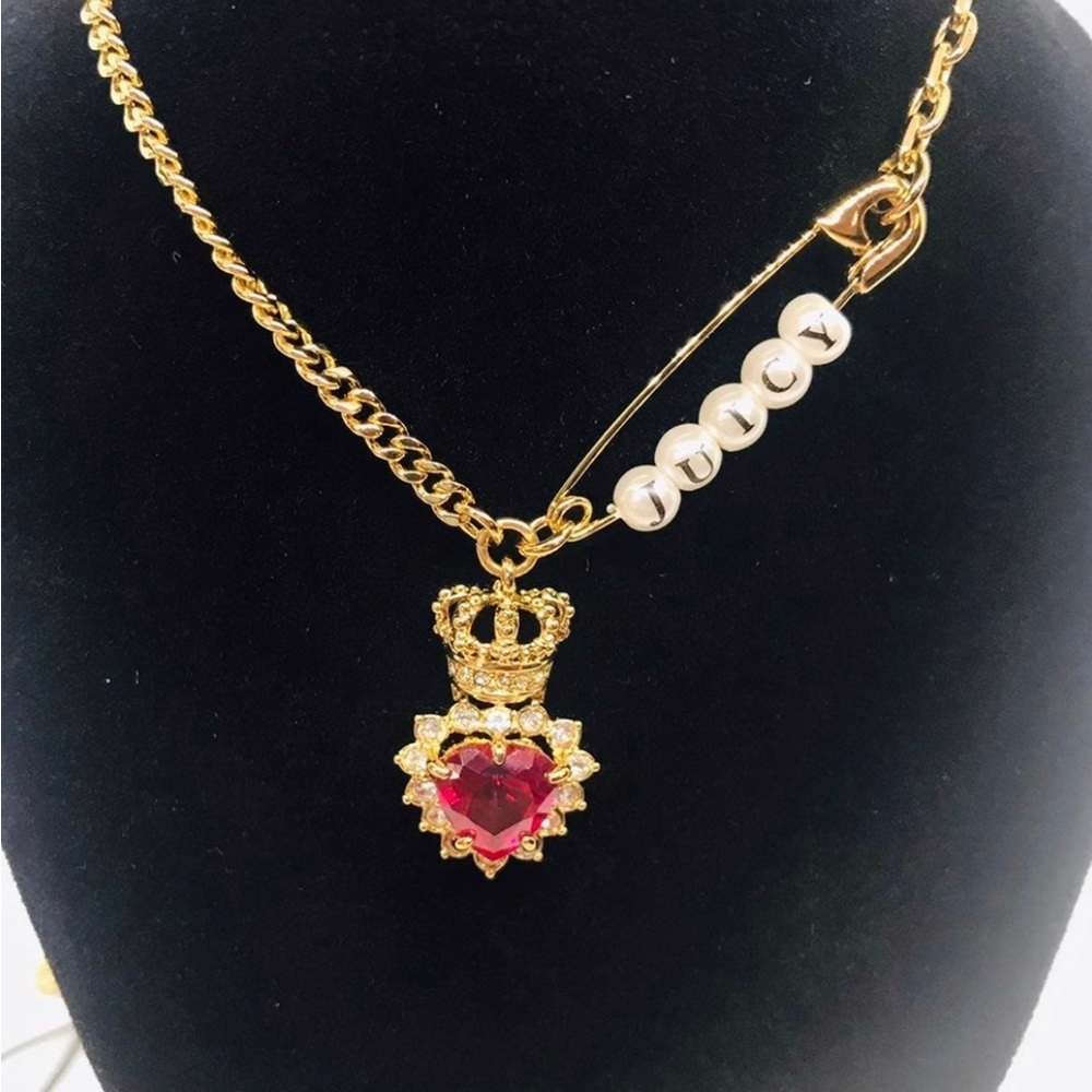Brand new, Juicy Couture Royal Siam Necklace, Bracelet, Ring Size 7, Set 3 - Picture 10 of 11